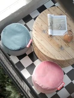 Fatboy Udendørs Loungemøbler|Havestole<Point velvet Recycled skammel fra