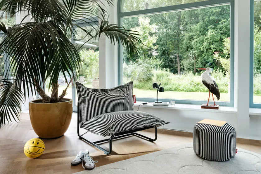 Fatboy Udendørs Loungemøbler|Havestole<Point velvet Recycled skammel fra