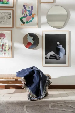 Ferm Living Spejle<Pond Mirror lille, Brass fra