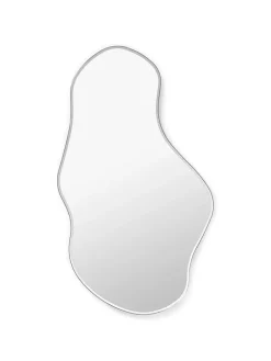 Ferm Living Gaver Til Hende|Spejle<Pond Mirror stor, Dark Chrome fra