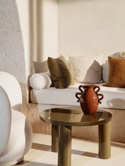 Ferm Living Sofaborde<Post Coffee Table, olive fra