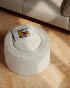 Woud Puffer<Praline Pouf, Ø 78 cm fra