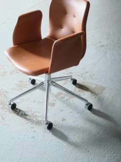 Bent Hansen Kontorstole<Primum Chair 5 Star Swivel m. Hjul fra
