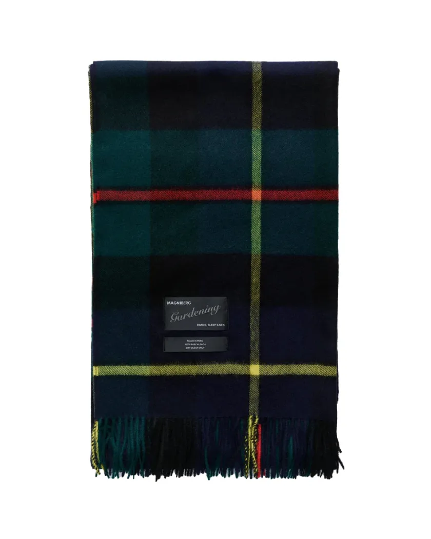 Magniberg Puder Og Plaider<Queen blanket - Field yellow tartan fra