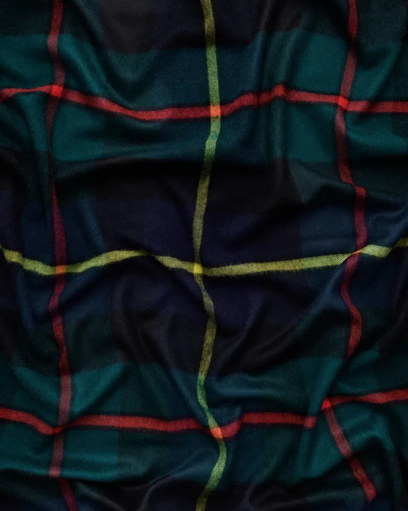 Magniberg Puder Og Plaider<Queen blanket - Field yellow tartan fra