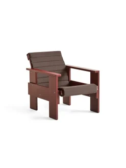 HAY Havehynder<Quilted sædehynde til Crate Loungechair, Iron Red fra