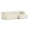 HAY Sofaer<Quilton 2,5 pers. Sofa, Flamiber Cream A5, højre fra