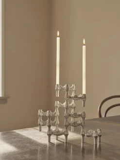 STOFF Nagel Gaver Til Ham|Gaver Til Hende<Quist Lysestage, børstet krom fra