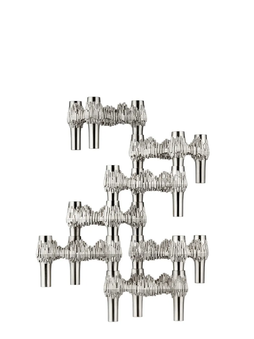 STOFF Nagel Gaver Til Ham|Gaver Til Hende<Quist Lysestage, børstet krom fra