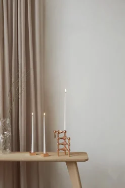 STOFF Nagel Lysestager<Reflect Lysestage, krom fra