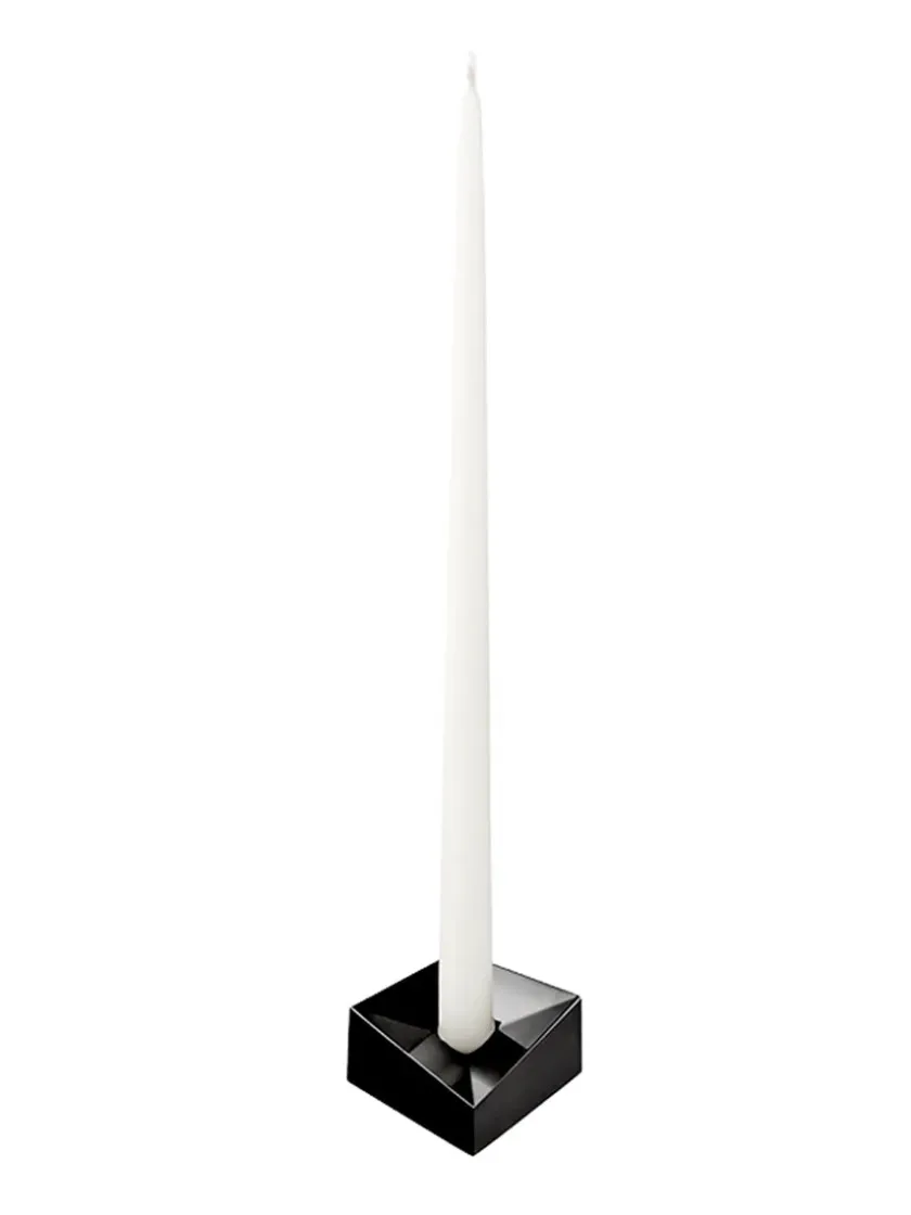 STOFF Nagel Lysestager<Reflect Lysestage, sort krom fra