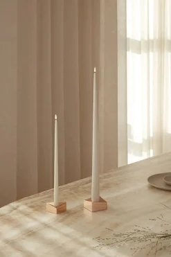 STOFF Nagel Lysestager<Reflect Lysestage, sort krom fra