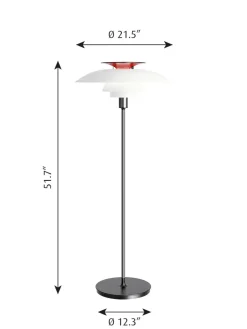 Louis Poulsen Reservedele Til Lamper<Reparationssæt til PH 80 Gulvlampe fra