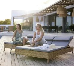 Cane-line Solvogne/Liggestole<Rest Dobbelt Solvogn inkl. hynde fra