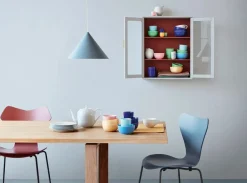 Lyngby Porcelæn Service<Rhombe æggebæger fra