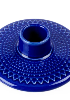 Lyngby Porcelæn Lysestager<Rhombe Kronelysestage fra