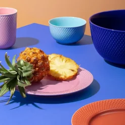 Lyngby Porcelæn Service<Rhombe krus, gul fra