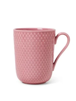 Lyngby Porcelæn Service<Rhombe krus m. hank, blå fra