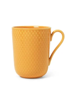 Lyngby Porcelæn Service<Rhombe krus m. hank, blå fra