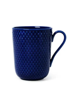 Lyngby Porcelæn Service<Rhombe krus m. hank, rosa fra