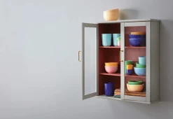 Lyngby Porcelæn Service<Rhombe krus, terracotta fra