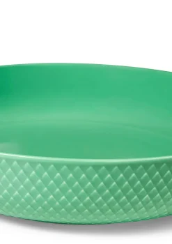 Lyngby Porcelæn Service<Rhombe serveringsskål, hvid fra