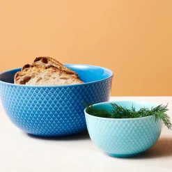 Lyngby Porcelæn Service<Rhombe Skål Ø15,5 cm fra