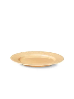 Lyngby Porcelæn Service<Rhombe tallerken, sand Ø27 cm fra