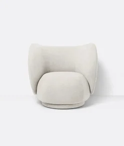 Ferm Living Lænestole<Rico Lounge Chair, bouclé i sand fra