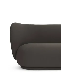 Ferm Living Sofaer<Rico Sofa 2 Grain, chocolate fra