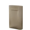 Muuto Vaser<Ridge Vase, taupe frosted glass fra