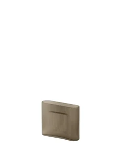 Muuto Vaser<Ridge Vase, taupe frosted glass fra