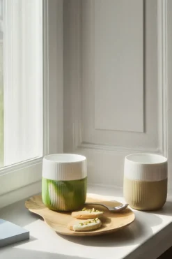 Royal Copenhagen Service<Riflet Contrast krus sand fra