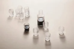 Ferm Living Service<Ripple glas (sæt med 4 stk) fra