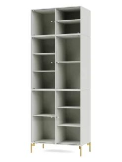 Montana Vitrineskabe<Ripple IV Vitrineskab, inkl. ben fra