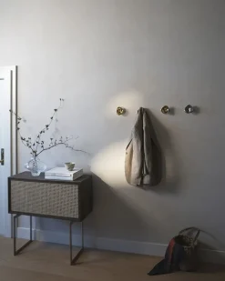 Hein Studio Knagerækker|Entrémøbler<Ripple Knob Small, gold fra