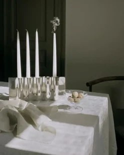 New Works Adventsstager|Lysestager<Ripply Candleholder fra