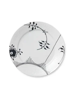 Royal Copenhagen Service<Blå Mega Riflet, tallerken 27 cm mønster 6