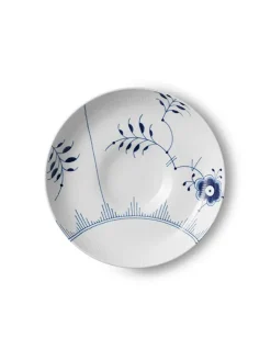 Royal Copenhagen Service<Blå Mega Riflet, fad 34 cm