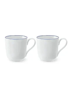 Royal Copenhagen Gaver Til Ham|Gaver Til Hende<Blueline, 2-pak krus 28 cl