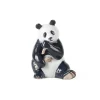 Royal Copenhagen Figurer<Figurine Panda, spisende 18 cm