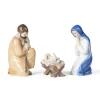Royal Copenhagen Figurer<Figurine Krybbespil, Josef, Maria & Jesusbarnet