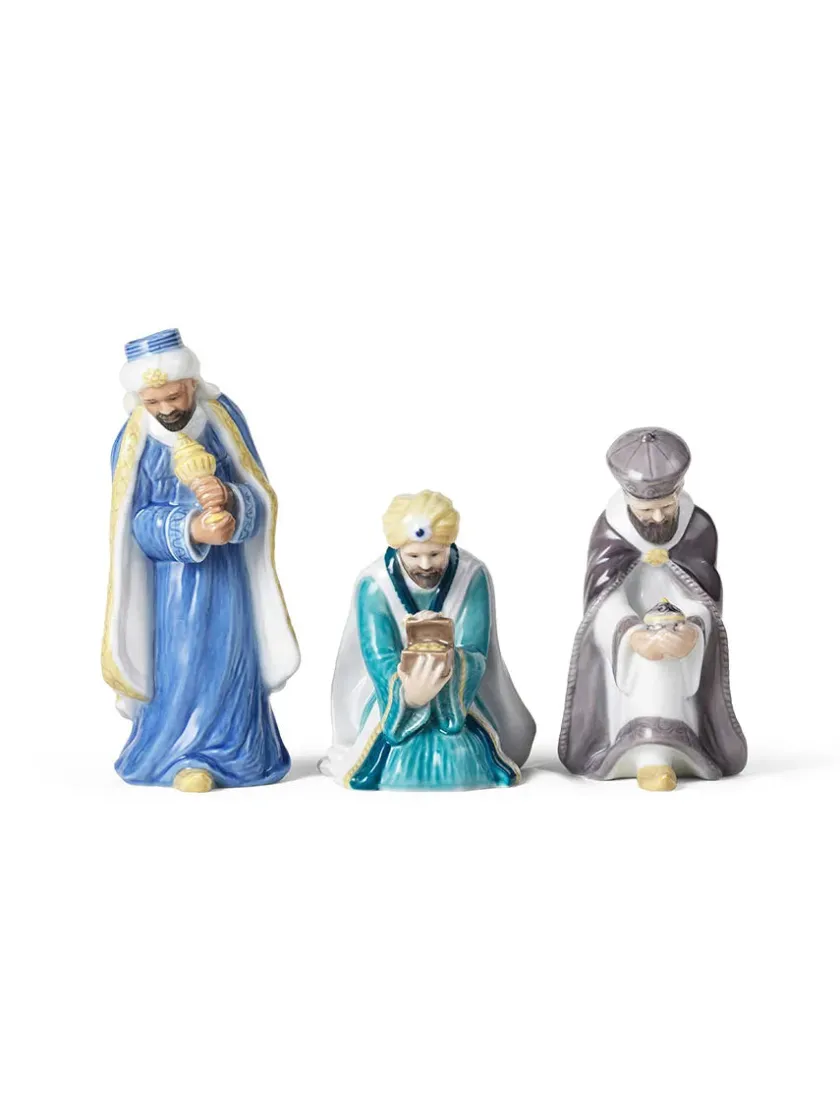 Royal Copenhagen Figurer<Figurine Krybbespil, Josef, Maria & Jesusbarnet