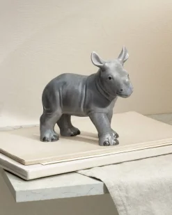 Royal Copenhagen Figurer<Figurine Isbjørn, siddende 12 cm