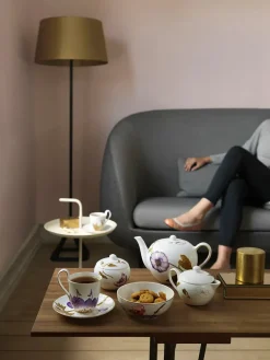 Royal Copenhagen Kander|Service<Flora flødekande, Snerle