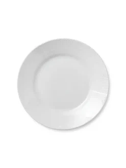Royal Copenhagen Service<Hvid Elements tallerken 28 cm