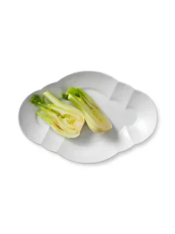 Royal Copenhagen Service<Hvid Elements, fad 38,5 cm