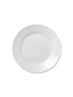 Royal Copenhagen Service<Hvid Elements, tallerken 26 cm