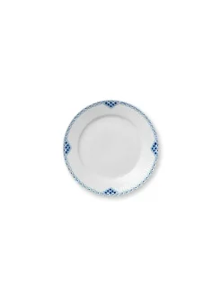 Royal Copenhagen Service<Hvid Elements, tallerken 19 cm