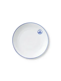 Royal Copenhagen Service<Hvid Elements, tallerken 19 cm